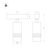 Светильник MAG-SPOT-ZOOM-45-R60-15W Day4000 (WH, 15-50 deg, 24V) (Arlight, IP20 Металл, 5 лет)