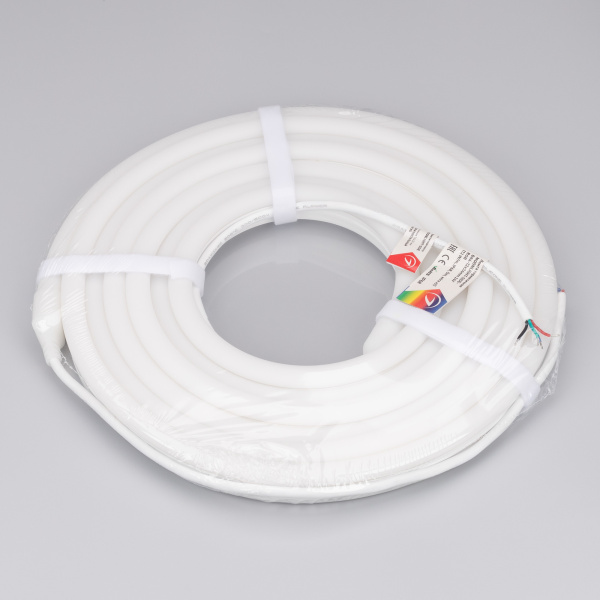 Лента герметичная MOONLIGHT-SIDE-B84-12x24mm 24V RGB (12 W/m, IP68, 5m, wire x2) (Arlight, Вывод прямой, 3 года)