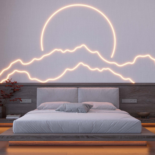 Лента герметичная LUNA-X960-D8mm 24V Day5000 (8 W/m, IP65, 360deg, 5m) (Arlight, -)