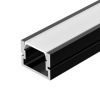 Профиль PDS-SM-3000 ANOD BLACK (Arlight, Алюминий)