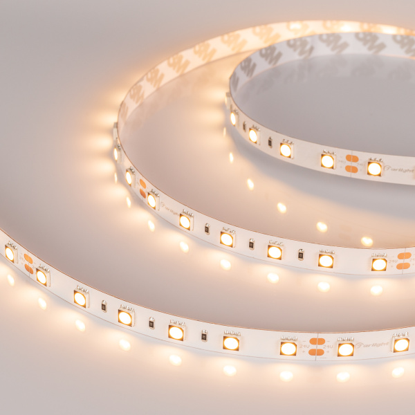 Лента RT 2-5000 24V Warm3000 2x (5060, 300 LED, CRI98) (Arlight, 14.4 Вт/м, IP20)