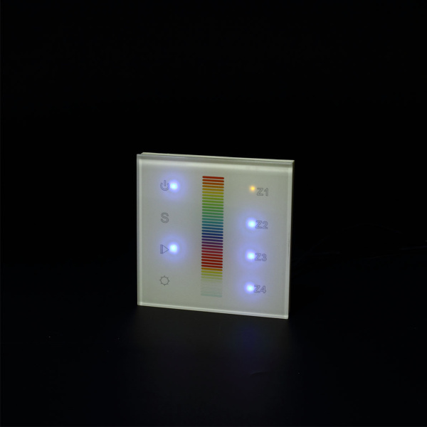 Сенсорная панель SR-2830RGB SR80 (12/24V, RGB, 434MHz/869.5MHz)