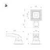 Светильник MS-RIALTO-TRIMLESS-S40x40-9W Day4000 (BK, 36deg, 230V) (Arlight, IP20 Металл, 5 лет)