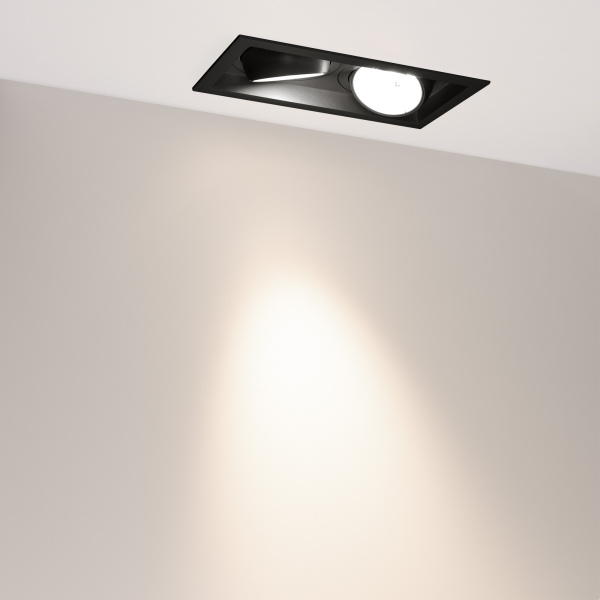 Светильник MS-VORTEX-BUILT-S250x140-2x30W Day4000 (BK-BK, 30 deg, 230V) (Arlight, IP20 Металл, 5 лет)