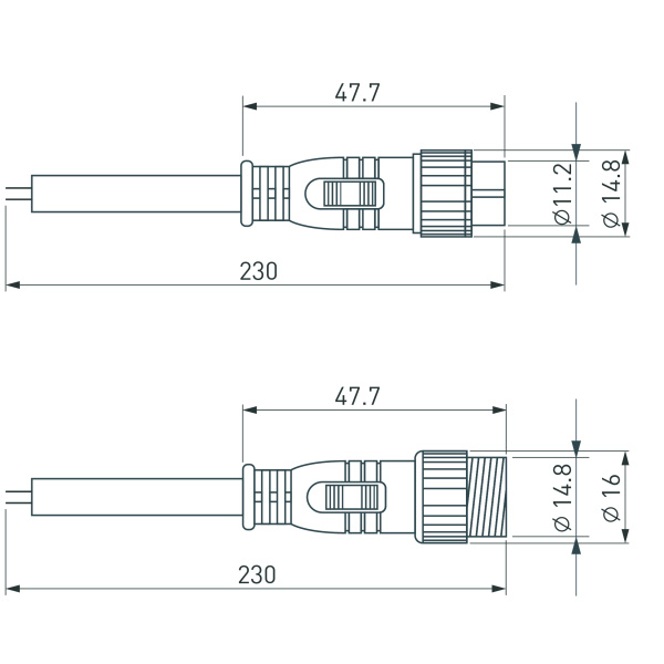 Коннектор подключения ARL-LINE-4pin (DMX512) (Arlight, Закрытый)