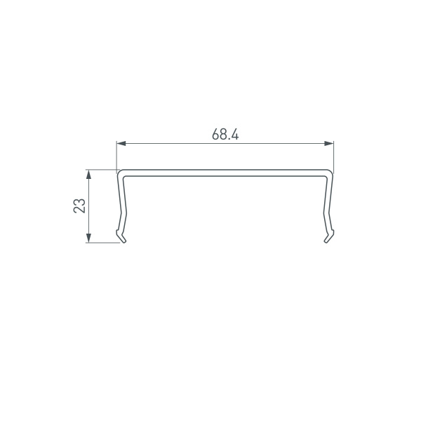 Экран SL-W68-2000 OPAL (Arlight, Пластик)