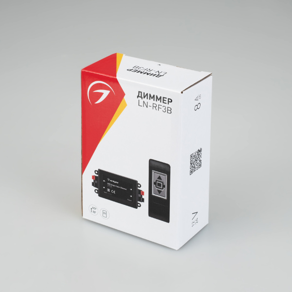 Диммер LN-RF3B (12-24V,96-192W, ПДУ 3кн) (Arlight, IP20 Пластик, 1 год)