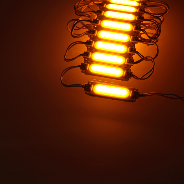 Светодиодный модуль 5730-6 MOD83 (12V, 1.5W, yellow, IP44)