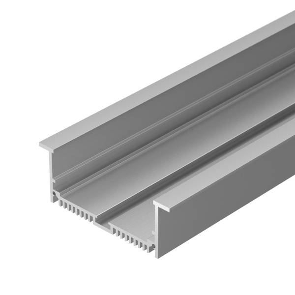 Профиль с экраном SL-LINIA88-F-2500 ANOD+OPAL (Arlight, Алюминий)