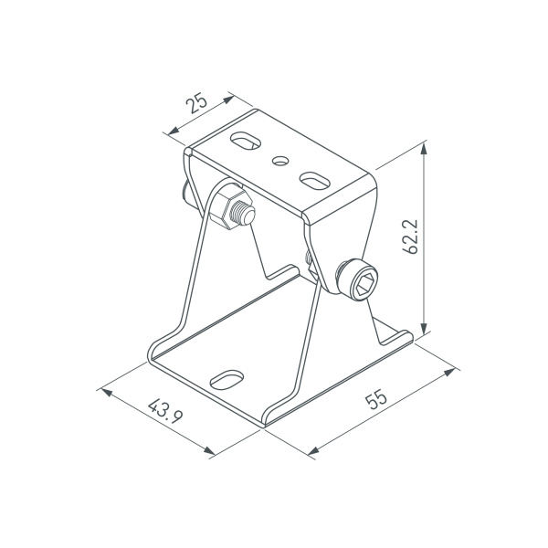 Держатель SL-LINE поворотный (Arlight, Металл)