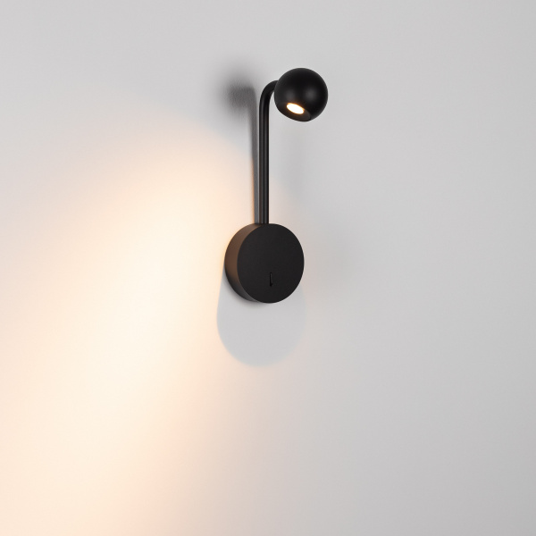 Светильник SP-OTTORI-LONG-WALL-6W Warm3000 (BK, 30 deg, 230V) (Arlight, IP20 Металл, 3 года)