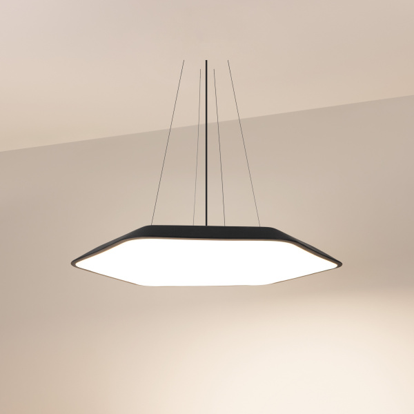 Светильник SP-TIARA-SLIM-HANG-H50-L800x720-75W Day4000 (BK, 160 deg, 230V) IP33 (Arlight, Металл)