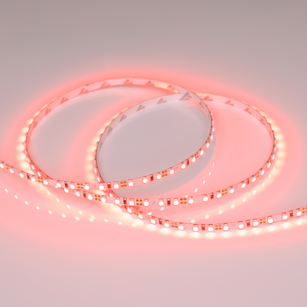 Лента RT 2-5000 12V Red 5mm 2x (3528, 600 LED, LUX) (Arlight, 9.6 Вт/м, IP20)