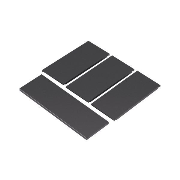 INTELLIGENT ARLIGHT Накладка панели KNX-23-4G-SUF Dark Grey (Backlightless) (IARL, IP20 Металл, 2 года)