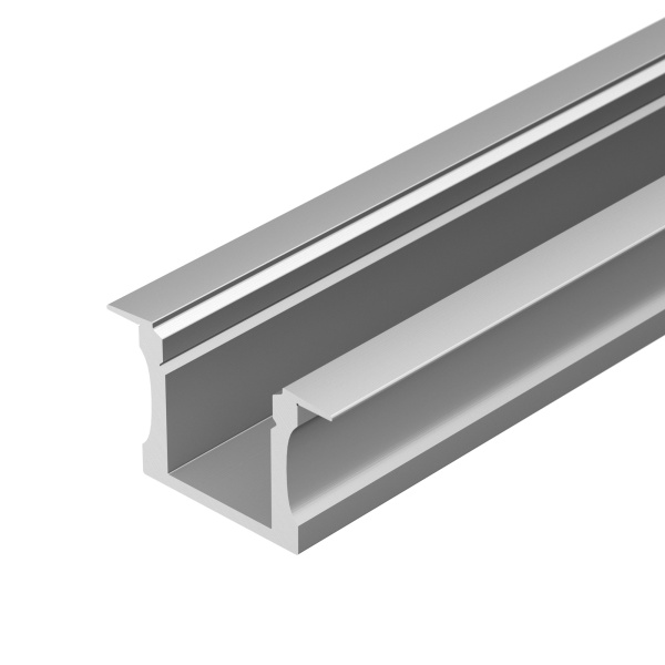 Профиль с экраном ALU-SLIM-H15-F-2000 ANOD+FROST (Arlight, Алюминий)