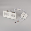 Светильник MS-VORTEX-BUILT-S170x90-2x12W Warm3000 (WH-WH, 40 deg, 230V) (Arlight, IP20 Металл, 5 лет)