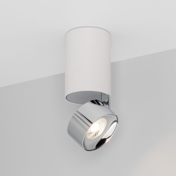 Светильник SP-PLURIO-SURFACE-LONG-R77-9W Day4000 (WH-CHR, 36 deg, 230V) (Arlight, IP20 Металл, 3 года)