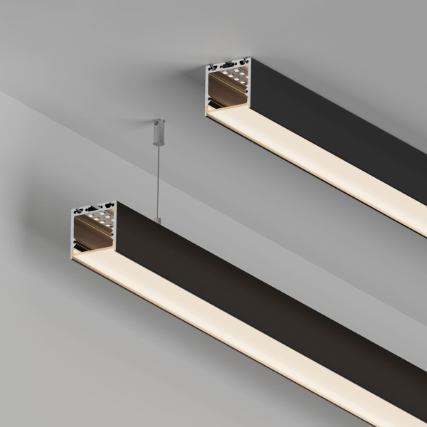 Профиль SL-LINE-3535-2000 BLACK (BY) (Arlight, Алюминий)