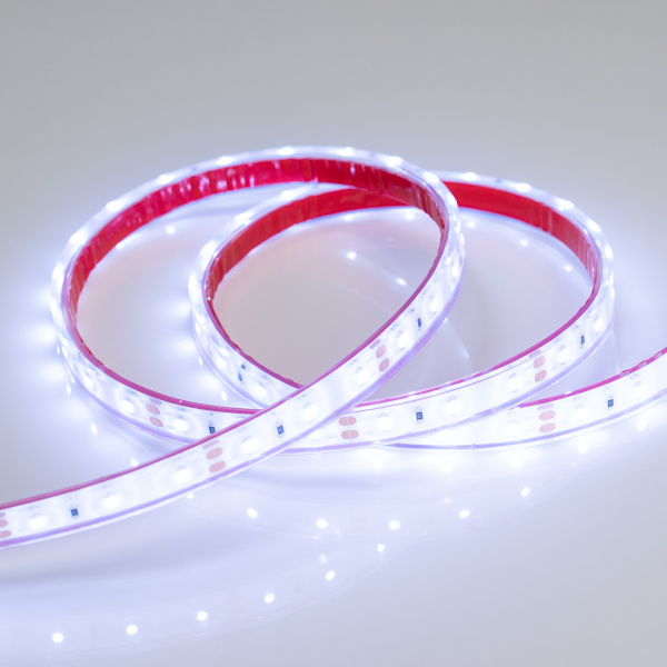 Лента RTW 2-5000PGS 12V Cool (3528, 300 LED, LUX) (Arlight, 4.8 Вт/м, IP67)