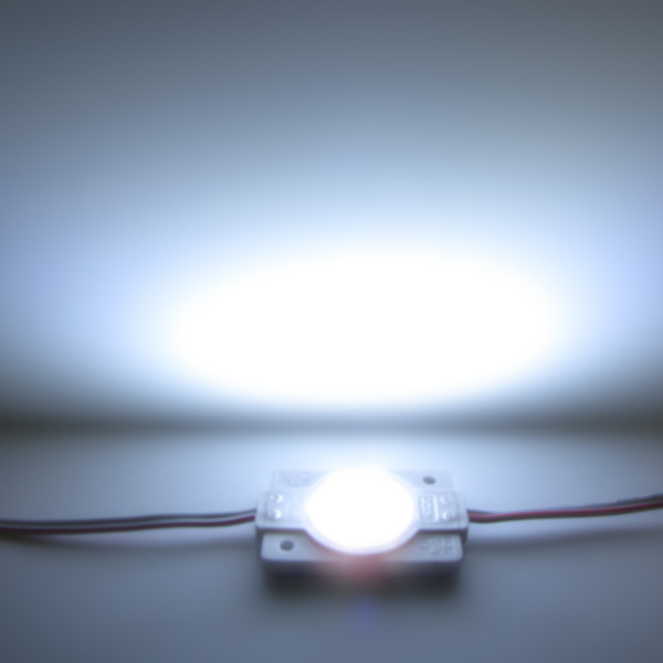 Светодиодный модуль 3030-1 ZCD1L mod25 (12V, 1,5W, Cool White)