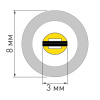 Лента герметичная LUNA-X960-D8mm 24V Warm2700 (8 W/m, IP65, 360deg, 5m) (Arlight, CRI>90)