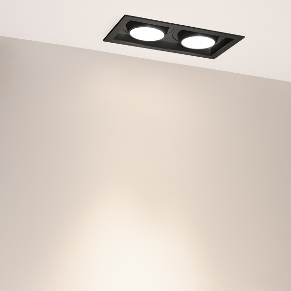 Светильник MS-VORTEX-BUILT-S250x140-2x30W Day4000 (BK-BK, 30 deg, 230V) (Arlight, IP20 Металл, 5 лет)