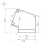 Профиль BOX73-A30-2000 ANOD (Arlight, Алюминий)