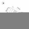 Светильник ALT-RAY-R42-5W Day4000 (RS, 25 deg, 230V) (Arlight, IP67 Металл, 3 года)