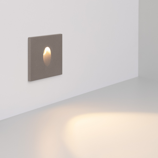 Светильник LT-TIE-S100-3W Warm3000 (GR, 45x70 deg, 230V) (Arlight, IP65 Бетон, 3 года)