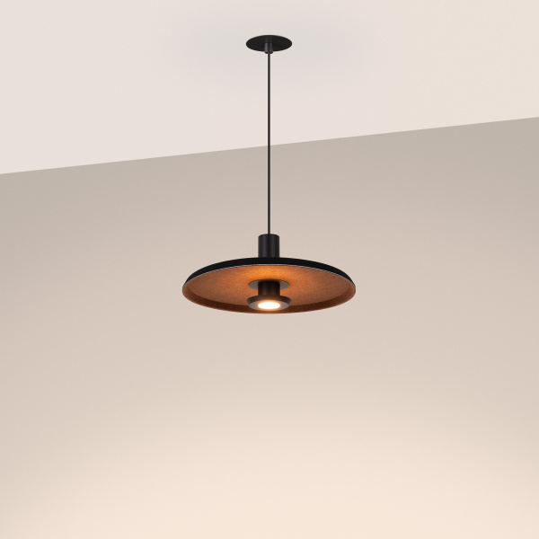 Светильник SP-KOTARO-R350-12W Warm3000 (BK-CF, 36 deg, 230V, TRIAC) (Arlight, IP20)