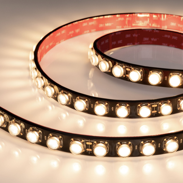 Лента герметичная FLT-PS-A42-BLACK-23mm 24V Warm3000 (21 W/m, IP67, 30deg, 5m) (Arlight, -)