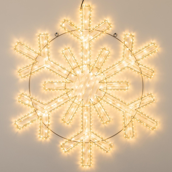 Фигура светодиодная ARD-SNOWFLAKE-M11-1250x1200-604LED Warm (230V, 36.5W) (Ardecoled, IP65)