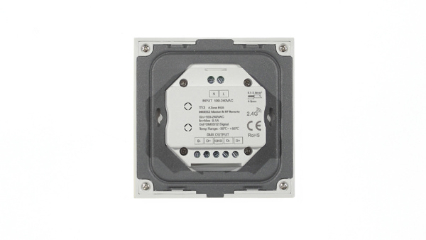 Сенсорная панель T13 White IC73 (220V, RGB, 4 zone, DMX512, RF 2.4GHz)