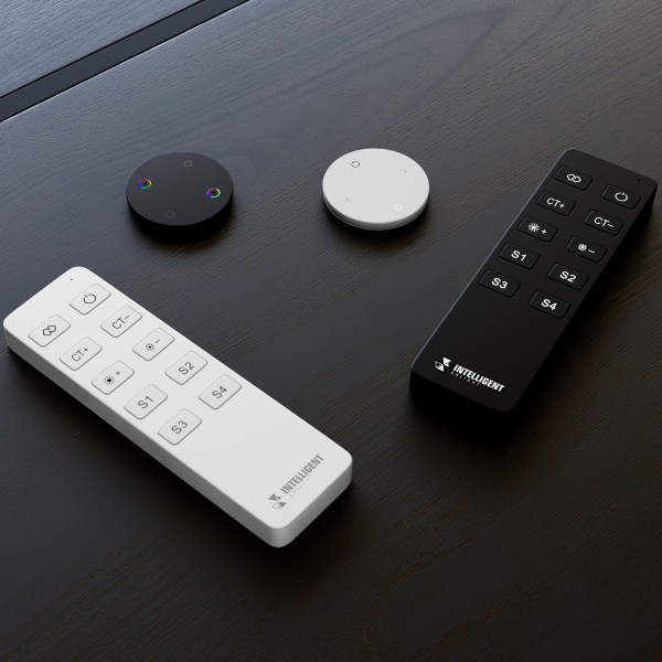 INTELLIGENT ARLIGHT Пульт SMART-801-22-1G-DIM Black (3V, Magnet, 2.4G) (IARL, IP20 Пластик, 5 лет)