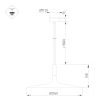 Светильник SP-FIORE-R250-8W Day4000 (WH, 120 deg, 230V) (Arlight, IP20 Металл, 3 года)