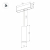 Светильник MAG-SPOT-HANG-45-R50-7W Day4000 (WH, 24 deg, 24V) (Arlight, IP20 Металл, 3 года)
