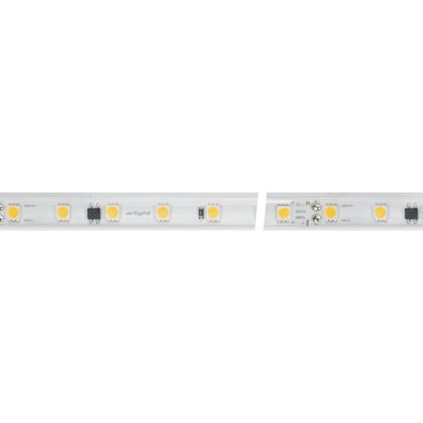 Лента герметичная ARL-PV-B54-15.5mm 230V White6000 (8 W/m, IP65, 5060, 50m) (Arlight, 8 Вт/м, IP65)