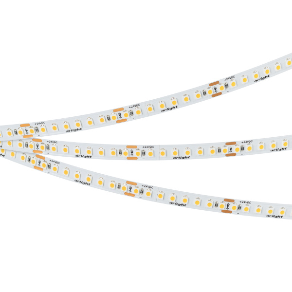 Лента UL-A176-8mm 24V Warm3000 (15 W/m, IP20, 5m) (Arlight, 7 лет)