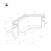 Коннектор угловой MAG-ORIENT-CON-2652-FDW-L90 (WH) (Arlight, IP20 Металл, 3 года)