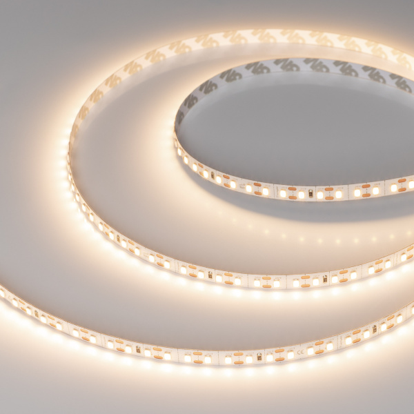 Лента FC-A120-8mm 24V Warm3000-CX1 (10 W/m, IP20, 5m) (Arlight, резка 1 светодиод)