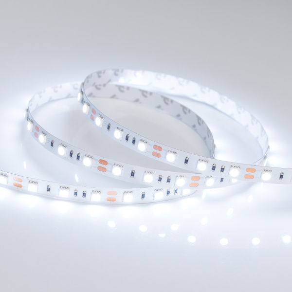 Лента RT 2-5000 12V Cool 8K 2x (5060, 300 LED, LUX) (Arlight, 14.4 Вт/м, IP20)