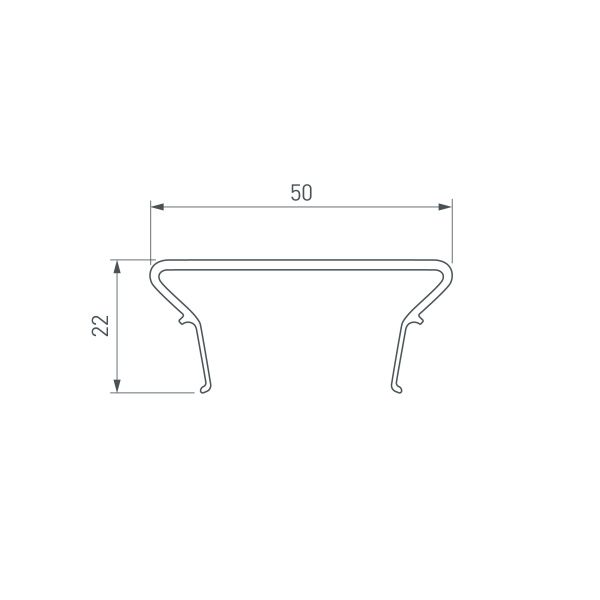 Экран FOLED-50-2000 OPAL-PM (Arlight, Пластик)