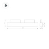 Светильник MAG-ORIENT-FLAT-L690-24W Warm3000 (WH, 80 deg, 48V) (Arlight, IP20 Металл, 5 лет)