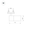 Светильник LGD-ARTEMIS-BUILT-FLAP-R55-12W Warm2700 (BK, 8-80 deg, 230V) (Arlight, IP20 Металл, 5 лет)