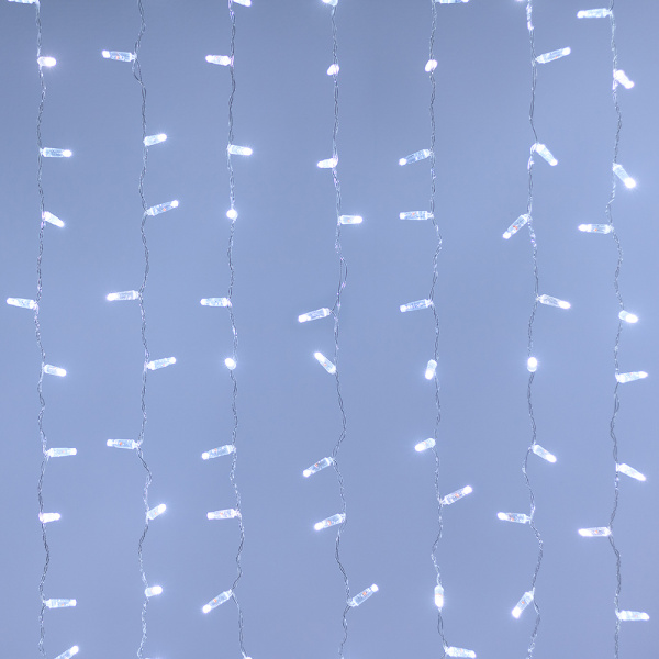 Светодиодная гирлянда ARD-CURTAIN-CLASSIC-2000x9000-CLEAR-2200LED White (230V, 120W) (Ardecoled, IP65)