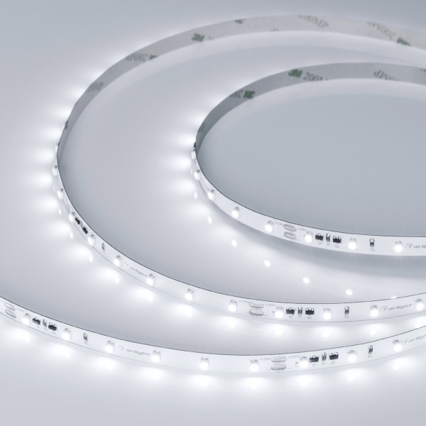 Лента RT-10000 24V White6000 (3528, 60 LED/m, 10m) (Arlight, 4.8 Вт/м, IP20)