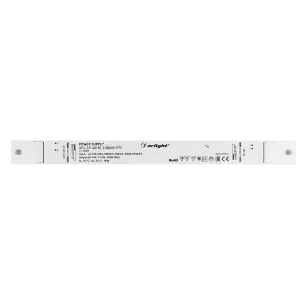 Блок питания ARV-SP-48150-LINEAR-PFC (48V, 3.125A, 150W) (Arlight, IP20 Пластик, 5 лет)