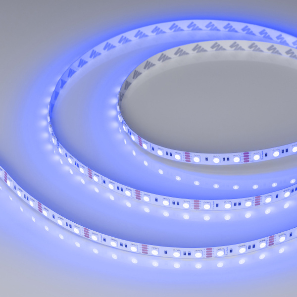 Лента RT-B72-10mm 12V RGB (15 W/m, IP20, 5060, 5m) (Arlight, 15 Вт/м, IP20)