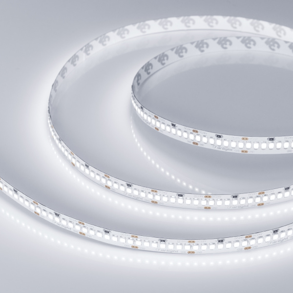 Лента RT 2-5000 24V White5500 10mm (2835, 252 LED/m, LUX) (Arlight, 10 Вт/м, IP20)