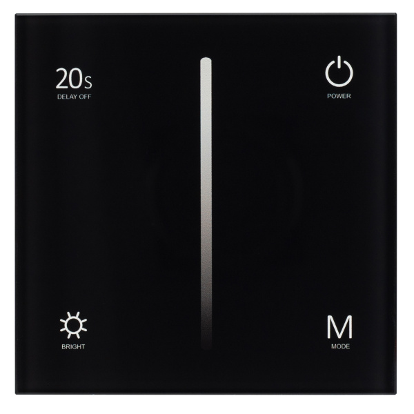 Панель SMART-P35-DIM-IN Black (230V, 0-10V, Sens, 2.4G) (Arlight, IP20 Пластик, 5 лет)